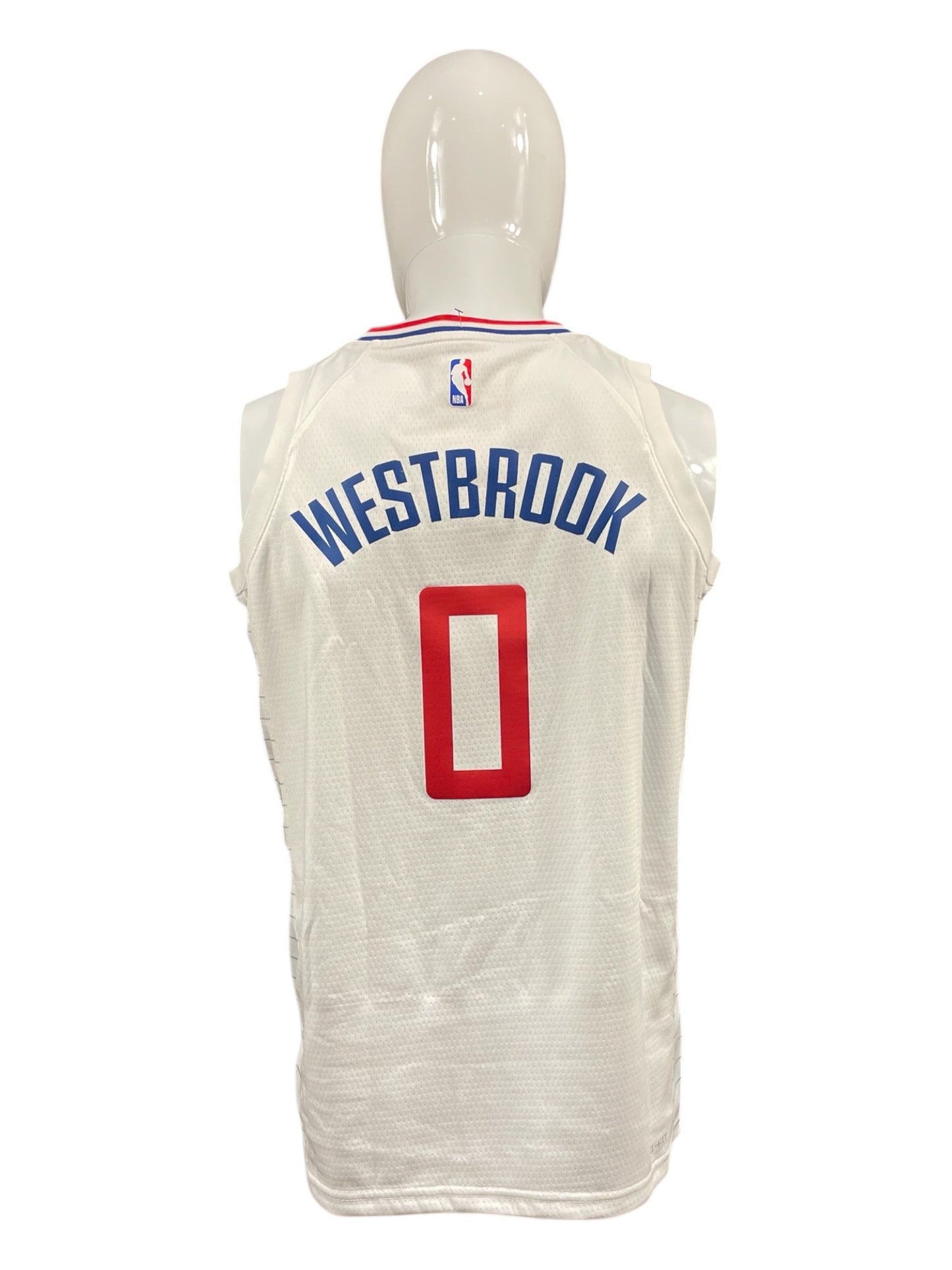 Russell Westbrook #0 LA Clippers NBA Jersey – White – Teen Large – Brand New