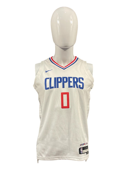 Russell Westbrook #0 LA Clippers NBA Jersey – White – Teen Large – Brand New