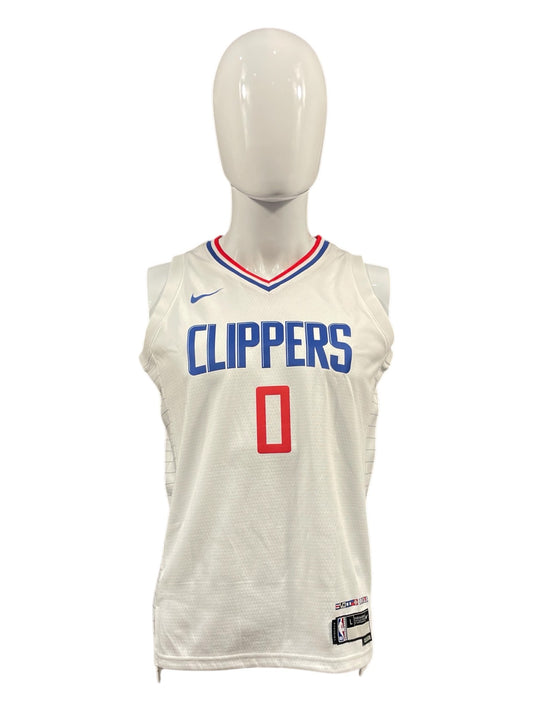 Russell Westbrook #0 LA Clippers NBA Jersey – White – Teen Large – Brand New