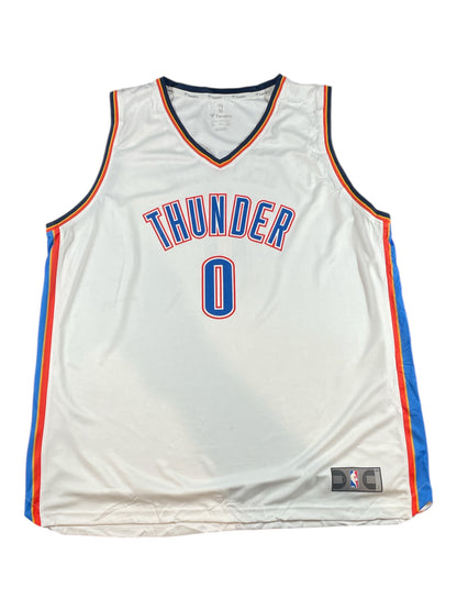 Oklahoma City Thunder Russell Westbrook #0 NBA Jersey – White | Pre-Loved