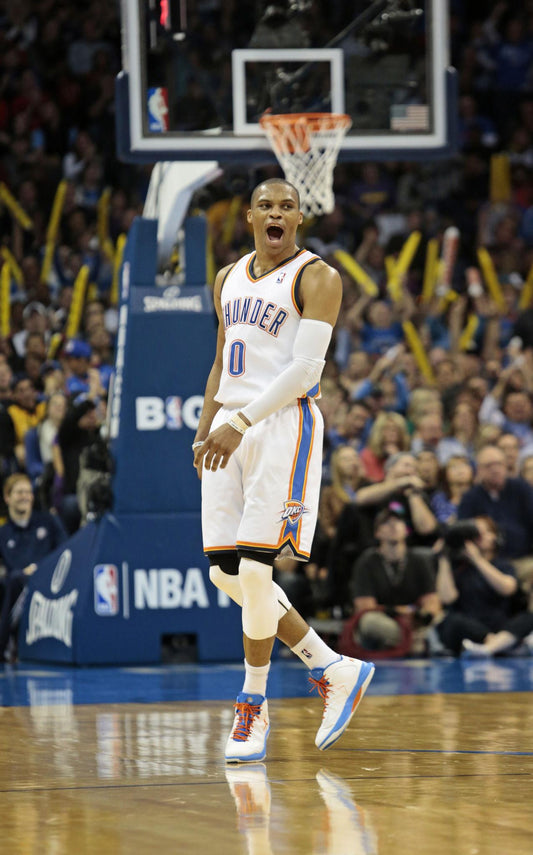 Oklahoma City Thunder Russell Westbrook #0 NBA Jersey – White | Pre-Loved