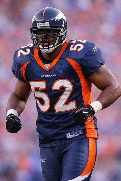Vintage - Denver Broncos Williams #52 NFL Jersey – Navy & Orange - Printed
