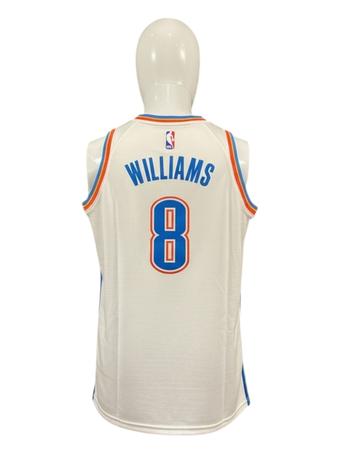 Jalen Williams #8 Oklahoma City Thunder NBA Jersey – White – Men’s Large – Brand New