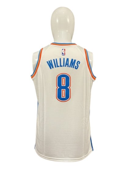 Jalen Williams #8 Oklahoma City Thunder NBA Jersey – White – Men’s Large – Brand New