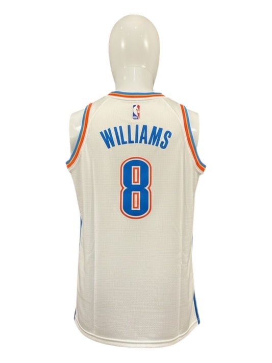 Jalen Williams #8 Oklahoma City Thunder NBA Jersey – White – Men’s Large – Brand New