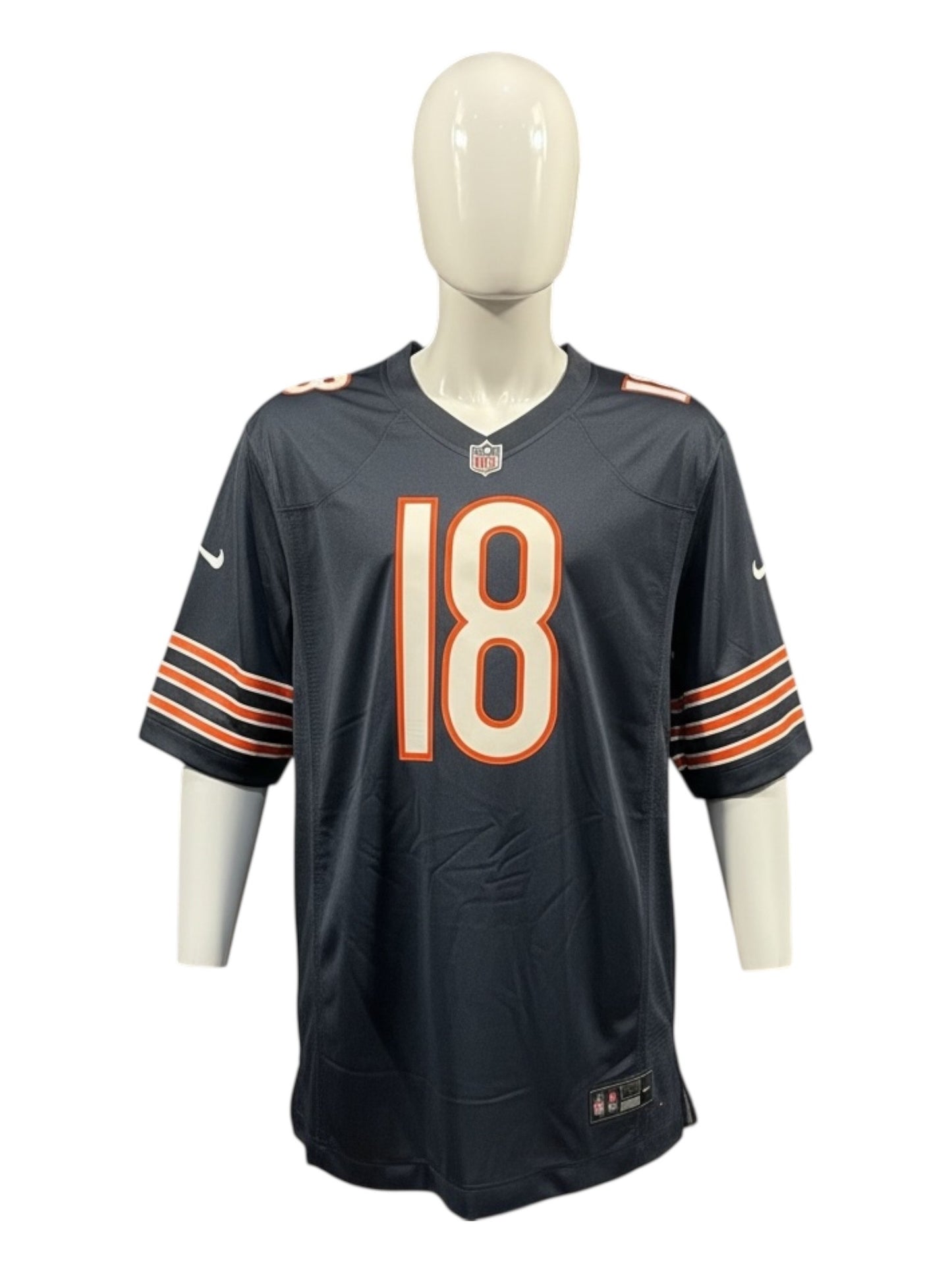 Caleb Williams #18 Chicago Bears NFL Jersey – Navy – Men’s – Brand New