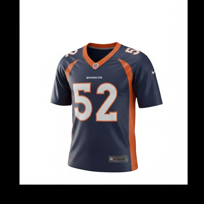 Vintage - Denver Broncos Williams #52 NFL Jersey – Navy & Orange - Printed