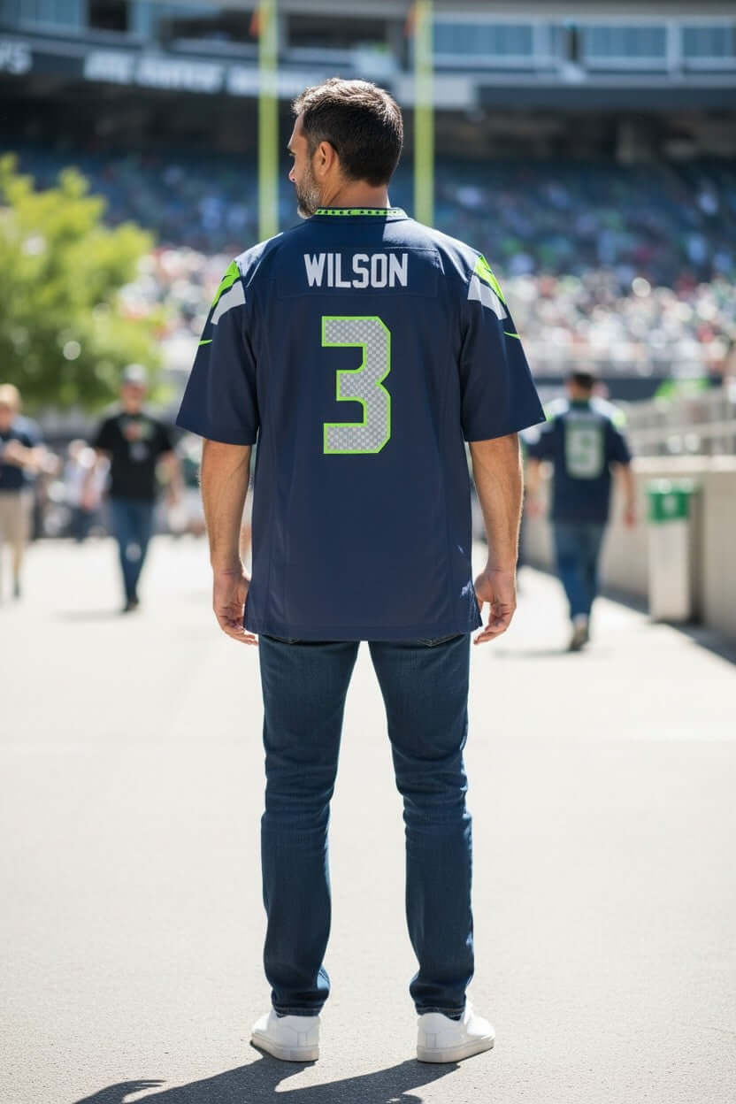 Russell Wilson #3 Seattle Seahawks Nike NFL Jersey - Pre-loved