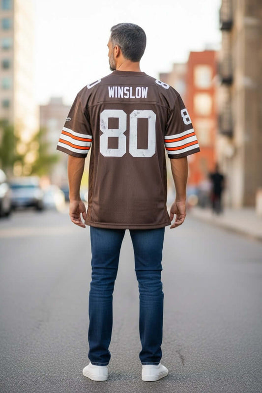 Kellen Winslow #80 Cleveland Browns Vintage Reebok NFL Jersey - Pre-loved