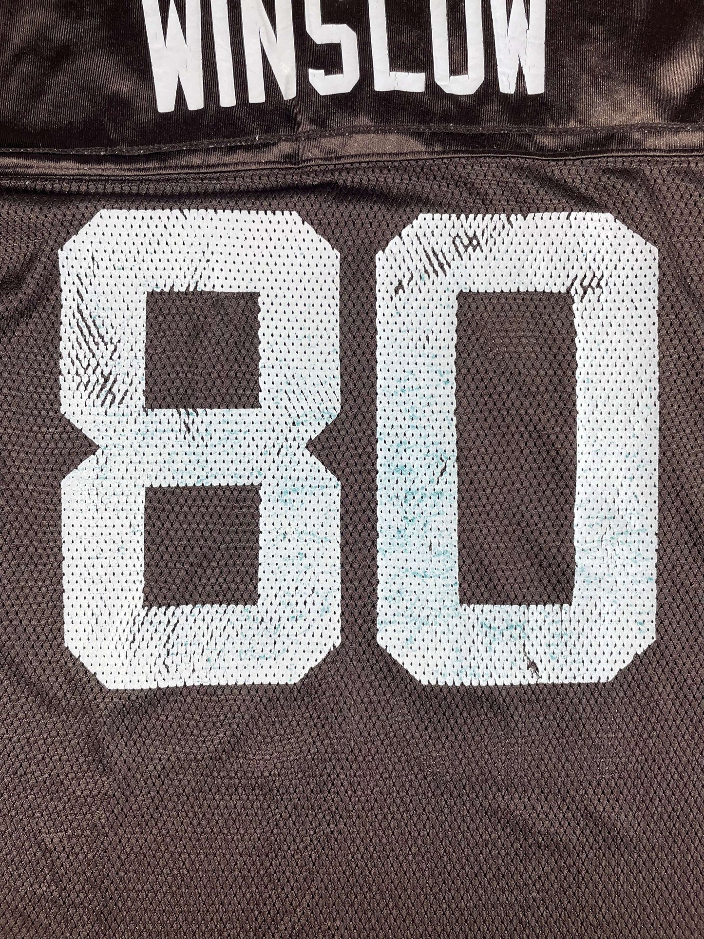 Kellen Winslow #80 Cleveland Browns Vintage Reebok NFL Jersey (back print)- Pre-loved
