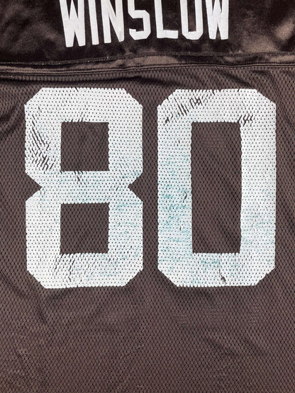 Kellen Winslow #80 Cleveland Browns Vintage Reebok NFL Jersey (back print)- Pre-loved