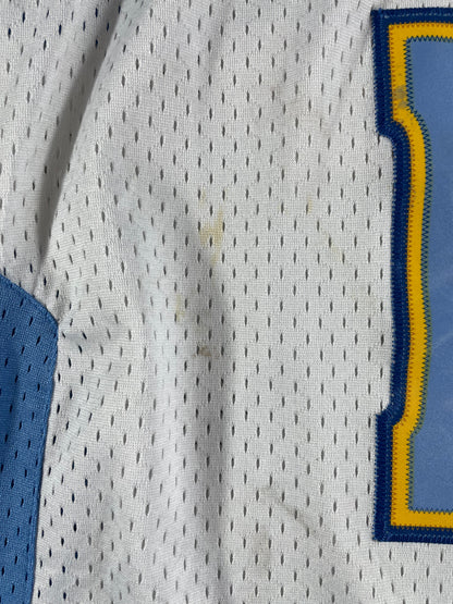 Vintage - Carmelo Anthony #15 Denver Nuggets Nike Jersey – White/Blue NBA – Men’s Medium (+2 Length)