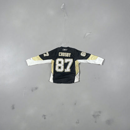 Vintage - Reebok Pittsburgh Penguins Sidney Crosby #87 NHL Jersey – Men’s Small – Black Home Ice Hockey Shirt – Official Licensed