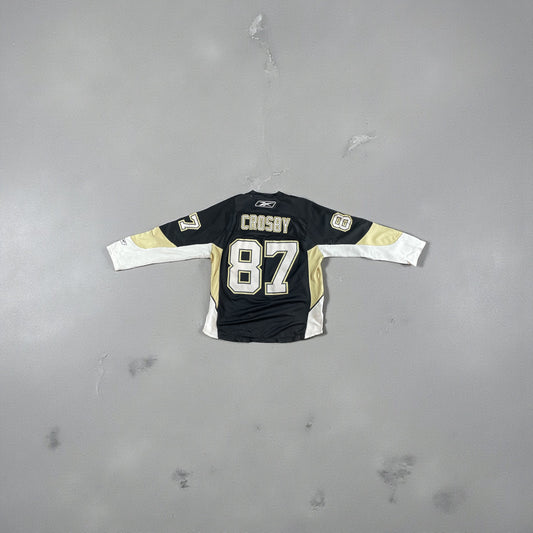 Vintage - Reebok Pittsburgh Penguins Sidney Crosby #87 NHL Jersey – Men’s Small – Black Home Ice Hockey Shirt – Official Licensed