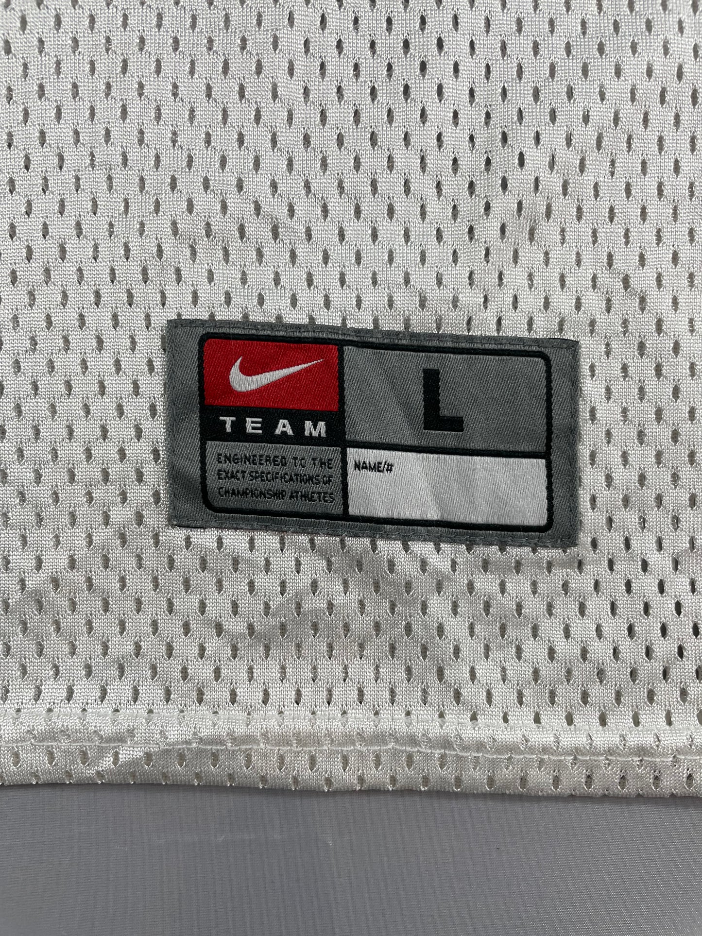 Vintage - Nike G-Prep Football Jersey – White – Men’s Large