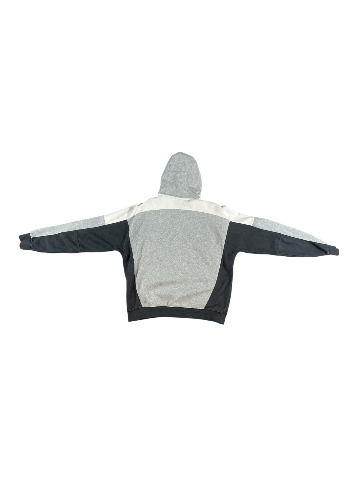 Vintage - Nike Colour Block Hoodie – Grey / Black – Men’s Large