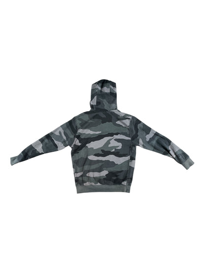 Vintage - Nike Camo Hoodie – Grey Camouflage – Men’s Small