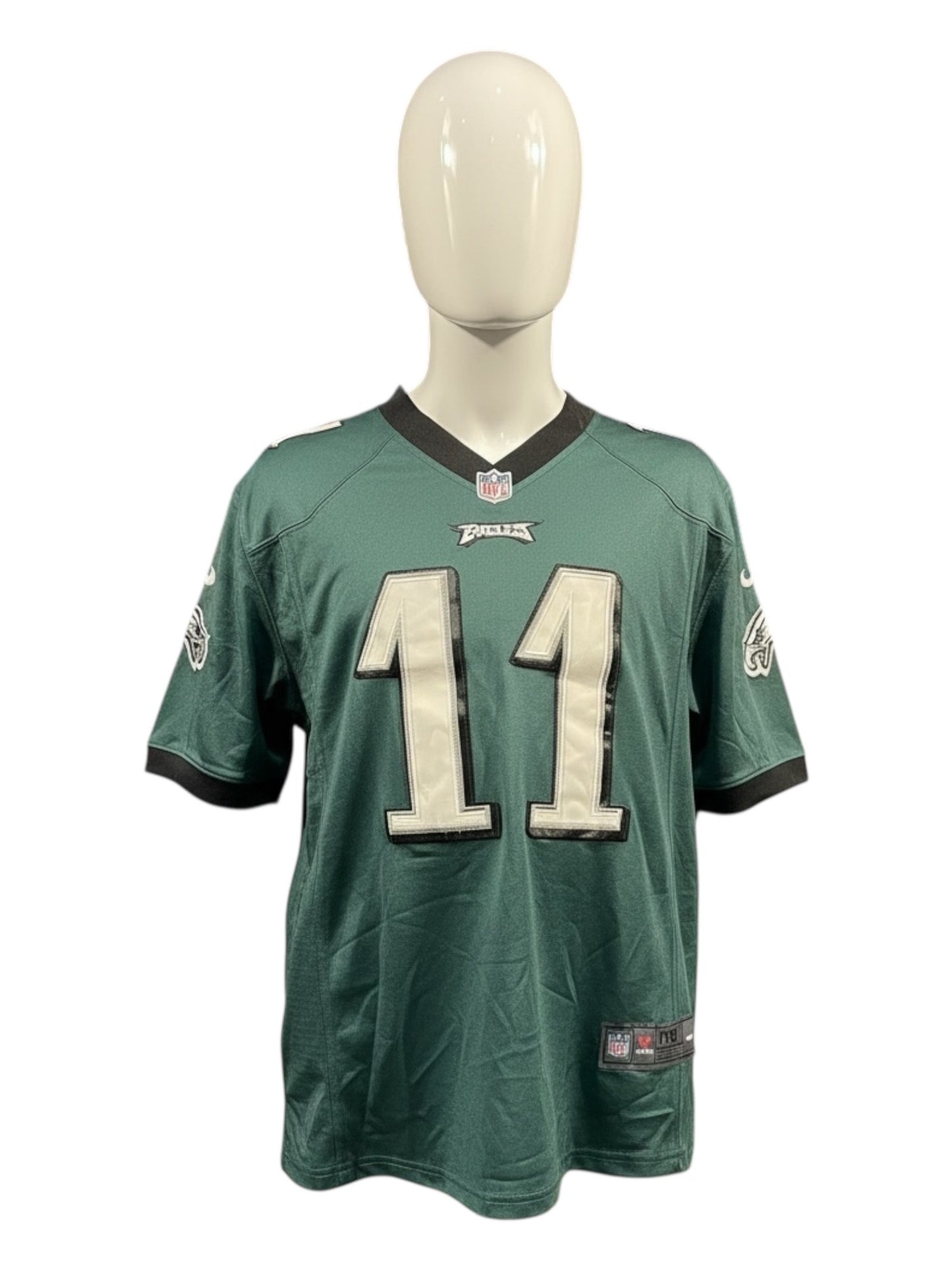 Vintage - Carson Wentz #11 Philadelphia Eagles NFL Jersey – Green – Men’s M